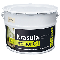 Гидромасло «Krasula»-Interior Oil для деревянных интерьеров и мебели