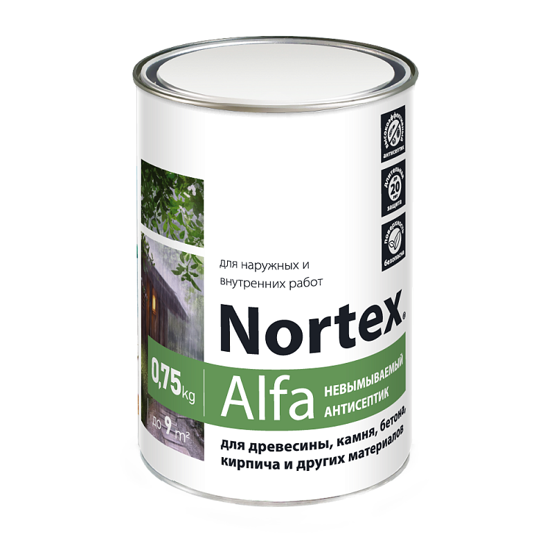 Невымываемый антисептик «Nortex»-Alfa"