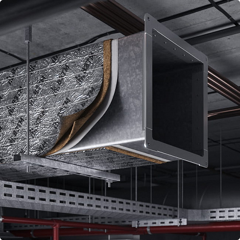 Самоклеящийся огнезащитный материал ОСМ Air duct 60