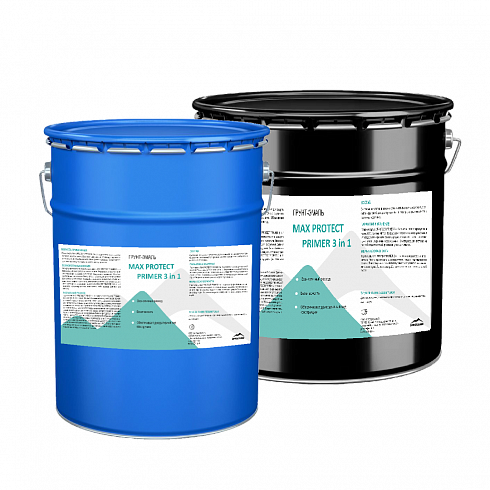 ГРУНТ-ЭМАЛЬ MAX PROTECT PRIMER 3 in 1