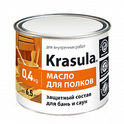Защитный состав для бань и саун «KRASULA масло для полков»