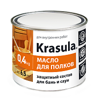 Защитный состав для бань и саун «KRASULA масло для полков»